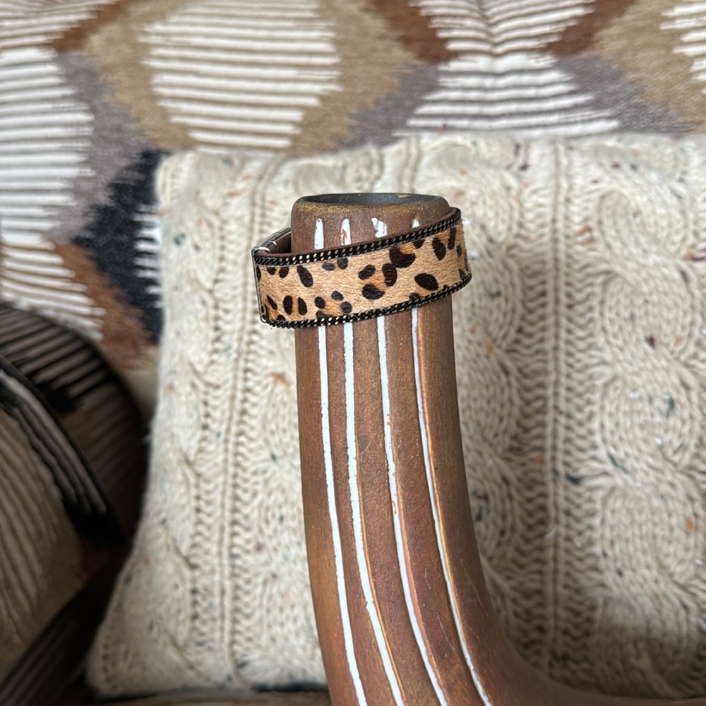 Leopard Calf Skin Bracelet